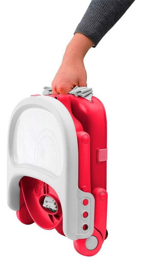 Chicco Silla Elevada Pocket Snack Cherry, Color Rojo
