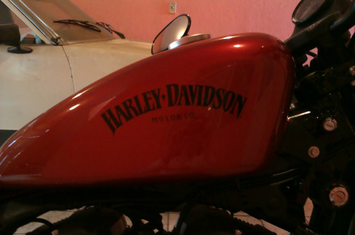 Harley Davidson Iron 883 2013 Candy Orange