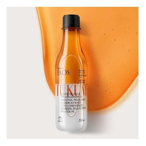 Óleo Bifásico Desodorante Corporal Natura Ekos Tukumã 200ml Maracujá