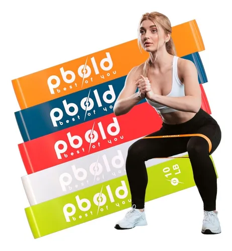 comprar Bandas Resistencia Elasticas Ejercicio Cerradas X 5 Pbold 
