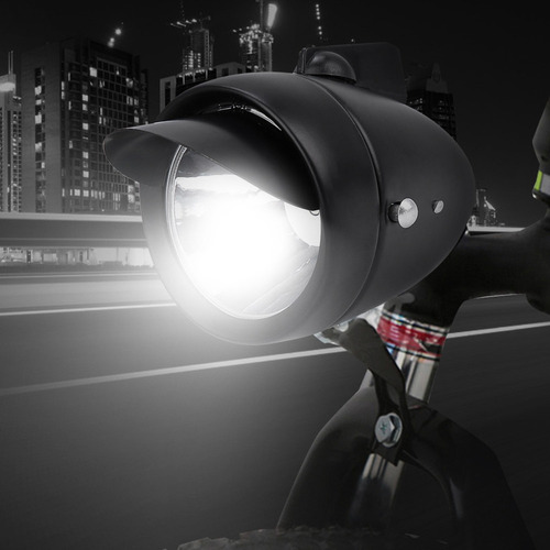 Lámpara Led Super Light Retro Front Vintage Para Bicicleta