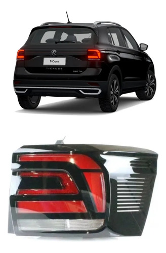 Lanterna Traseira Vw T Cross 2019 2020 2021 2022 2023 2024