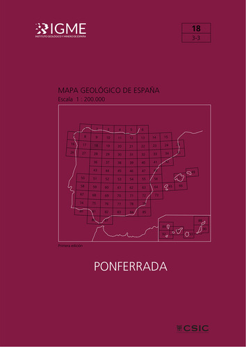 Libro Mapa Geologico De Espaãa, Escala 1:200.000 : Ponfe...