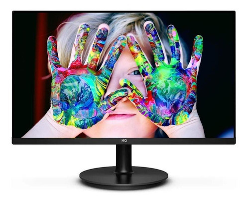HQ Monitor 21.5 Led Ergonômico Widescreen 2ms 75hz Full Hd Cor Preto 127/220V
