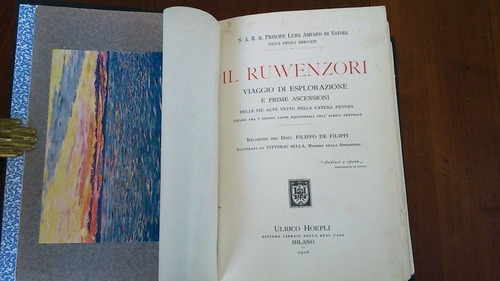 Imagen 1 de 9 de Il Ruwenzori - De Filippi 1908 Hoepli (áfrica, Montañismo)