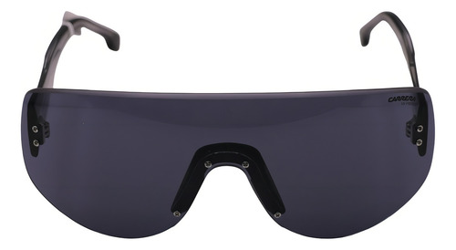Lentes De Sol Carrera Flagab 12 Rectangular Negros Unisex Lente Negro Varilla Negro Armazón Negro