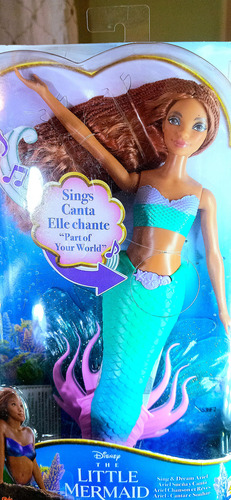 Muñeca Disney La Sirenita Sing & Dream Ariel Mattel 2023