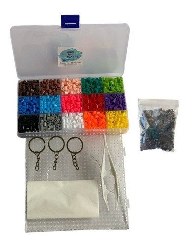 Pack Inicial 2.400 Hama Beads 5mm Juego Educativo Pixel Art 