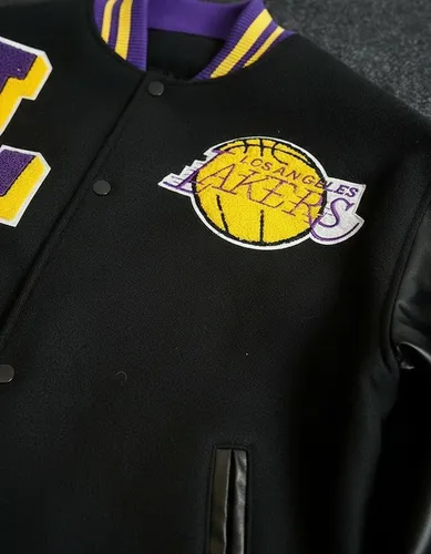 Jaqueta Los Angeles Lakers Nba (bomber, Varsity, Colegial