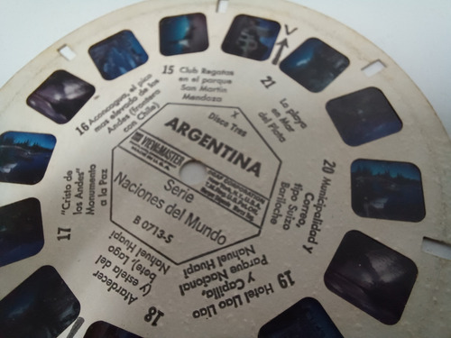 7k View Master Antiguo Juego De Discos Argentina Ciudad