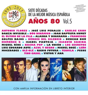 Cd: 7 Décadas Da Melhor Música Espanhola Dos Anos 80 Vol 5/v