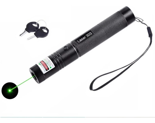 Laser Verde Radiation Caneta Ajustável Alta Potência 200mw