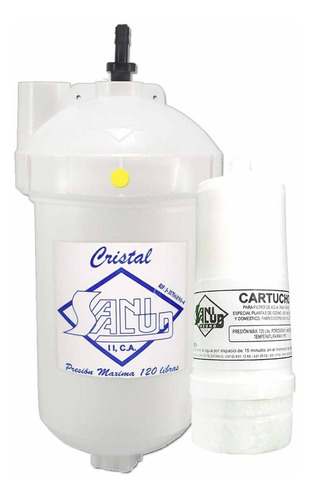 Filtro Agua Sanisalud + Cartucho- Para Neveras Plantas Ozono