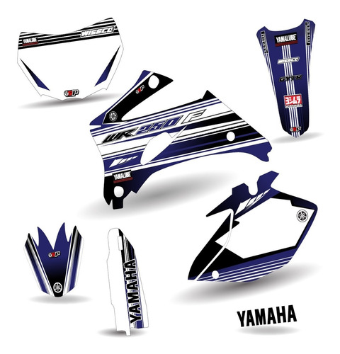 Kit De Calcomanias Para Yamaha Wr F 250-450 Del 2006 A 2009