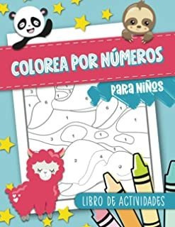 Colorea Por Números Para Niños: Libro De Actividades: 5 Lmz