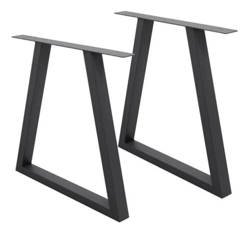 Base Pata Metálica En Fierro Para Mesa Comedor Mod. Trapecio
