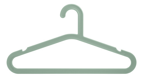 Percha verde claro, o 42 cm, juego de 4 unidades