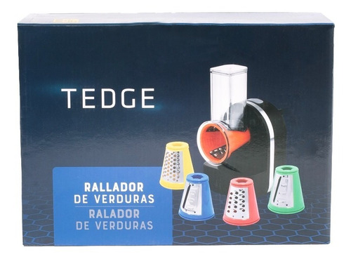 Multi Rallador Rebanador Eléctrico Verduras 5 Accesorios