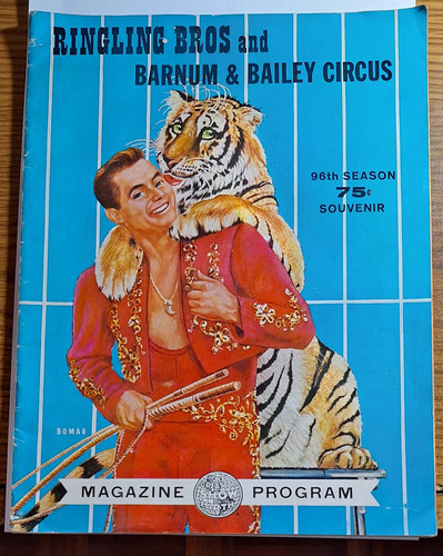 Programa De Circo Ringling Bros Barnum & Bailey 1966