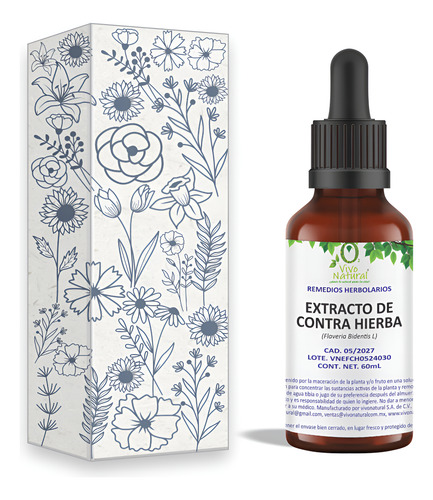 Extracto De Contra Hierba 60ml Vivonatural