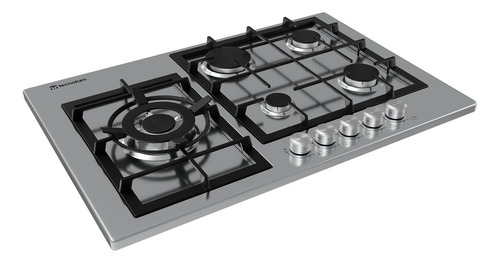 Parrilla A Gas - Tecnolam Lg705.ac Color Plata 5 Quemadores Plateado
