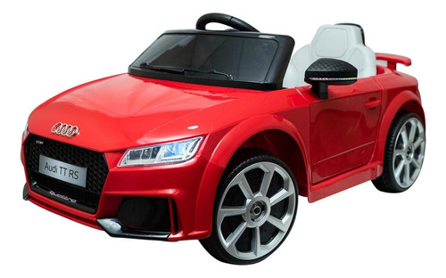 Carrito Montable Carro Eléctrico Juguete Audi Tt Rs Gr Color Rojo