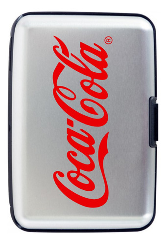 Billetera Aluminio Coca-cola Tarjetero Porta Documento