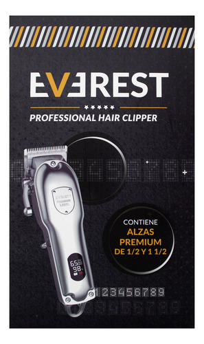 Everest Hair Clipper Cortadora Profesional Pelo Barba 3c
