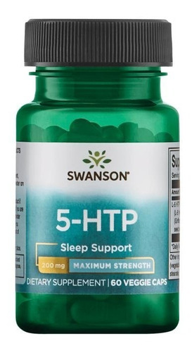 Ultra 5 Htp 200mg/ 60caps. Swanson (triptófano)