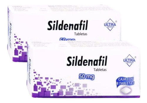Sildenafil 50 Mg Caja Con 8 Tabletas 2x1 Genérico De Viagra