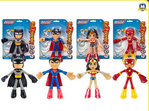 Mattel Flextreme | Justice League | Colección Completa 23 Cm