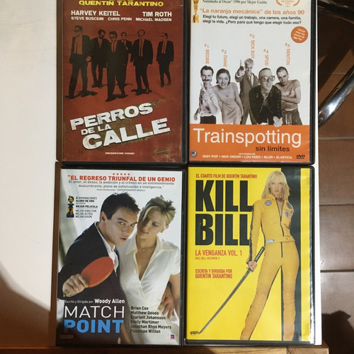 Lote Trainspotting Kill Bill Perros De La Calle Match Point (Usado)