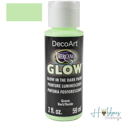 Glow In The Dark Paint Green / Pintura Brilla En La Oscurida