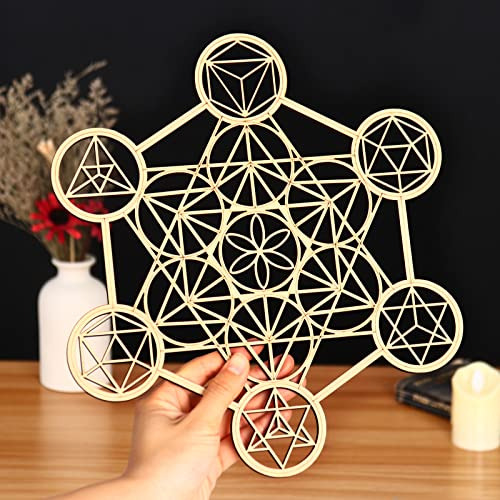 Decoración De Pared Del Cubo De Metatrón De 11.8 PuLG...