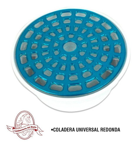 Coladera Para Piso Universal Redonda Con Rejilla 