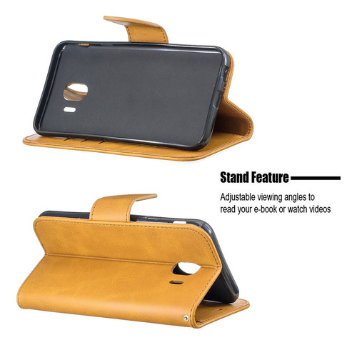 De Funda Con Tapa Tipo Cartera Bf64 Para Samsung Galaxy J4 (201