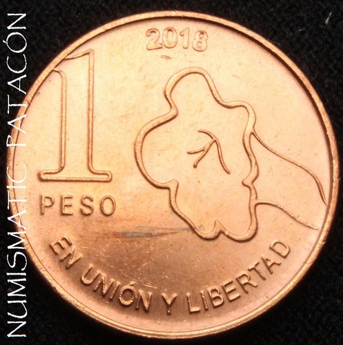 Nueva Moneda De 1 Peso 2018 Jacaranda - Sin Circular