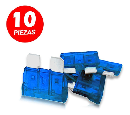 Paquete 10 Maxi Fusibles De 15 Amperes Rock Series Atc15p