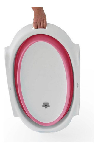 Banheira Portátil De Bebê Com Suporte Smile Pink Safety 1st