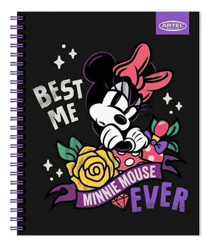 Cuaderno Universitario 7mm 100hjs Minnie Mouse Artel