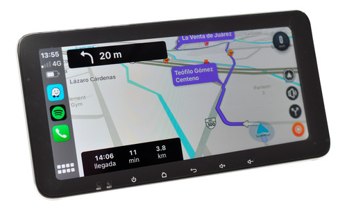 Pantalla De Auto 10.33 In Carbon Audio Qhd Android Y Carplay