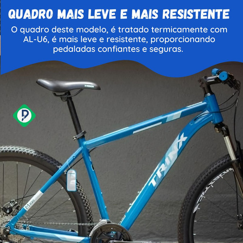 Imagem 2 de 8 de Bike Trinx M100 Max 17 Bicicleta 24v Freio Disco Mecânico