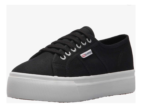 Zapatillas Superga 2790 Plataforma Negras Talle 37 Nuevas