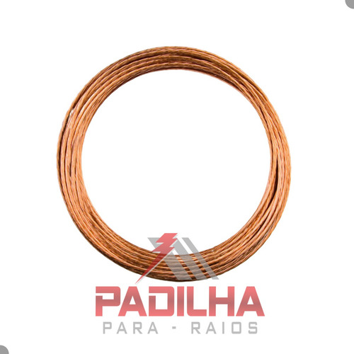 Cabo De Cobre Nu 16mm Normatizado 7 Fios Com Certificado 50m