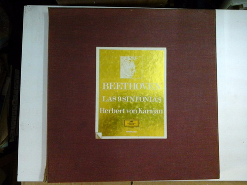 Vinilo 0402 - Las 9 Sinfonias - Beethoven - Karajan