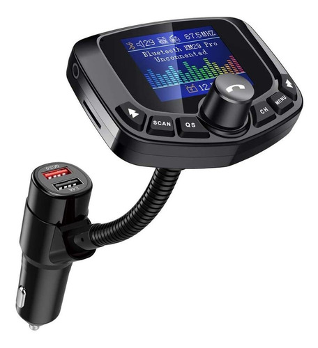 Nulaxy Bluetooth Fm Transmitter For Car, Auto Search Fm B...
