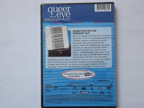 Box Dvd Queer For The Eye Straith Guy 1ª Temporada - Lacrado