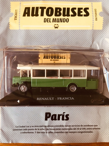Autobuses Del Mundo - N°3 Renault - Francia - Nuevos Cerrado