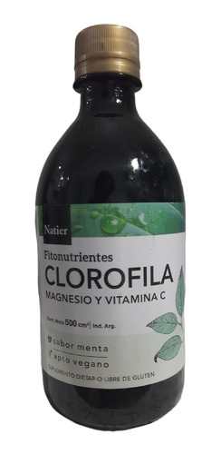 Clorofila, Magnesio Y Vitamina C Natier 500ml