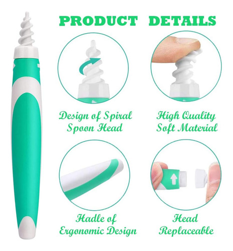 Kit De Limpieza Para Orejas Incluir 16 Puntas